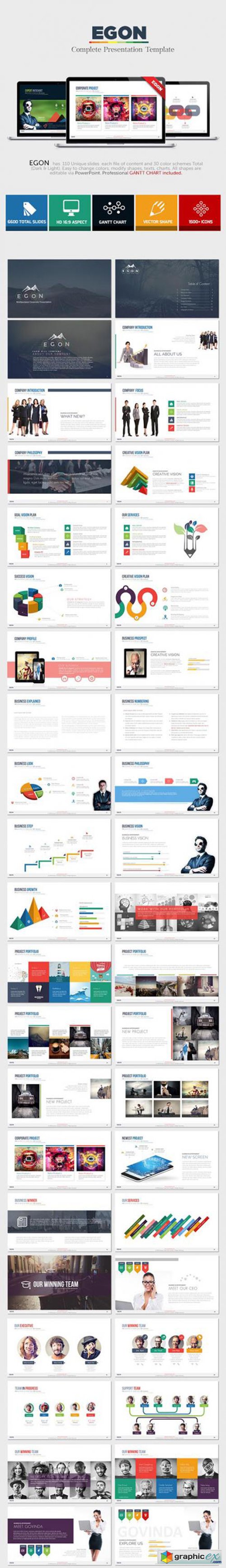 Egon - Complete Powerpoint Template
