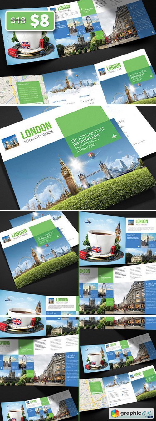 London - City Trifold Brochure