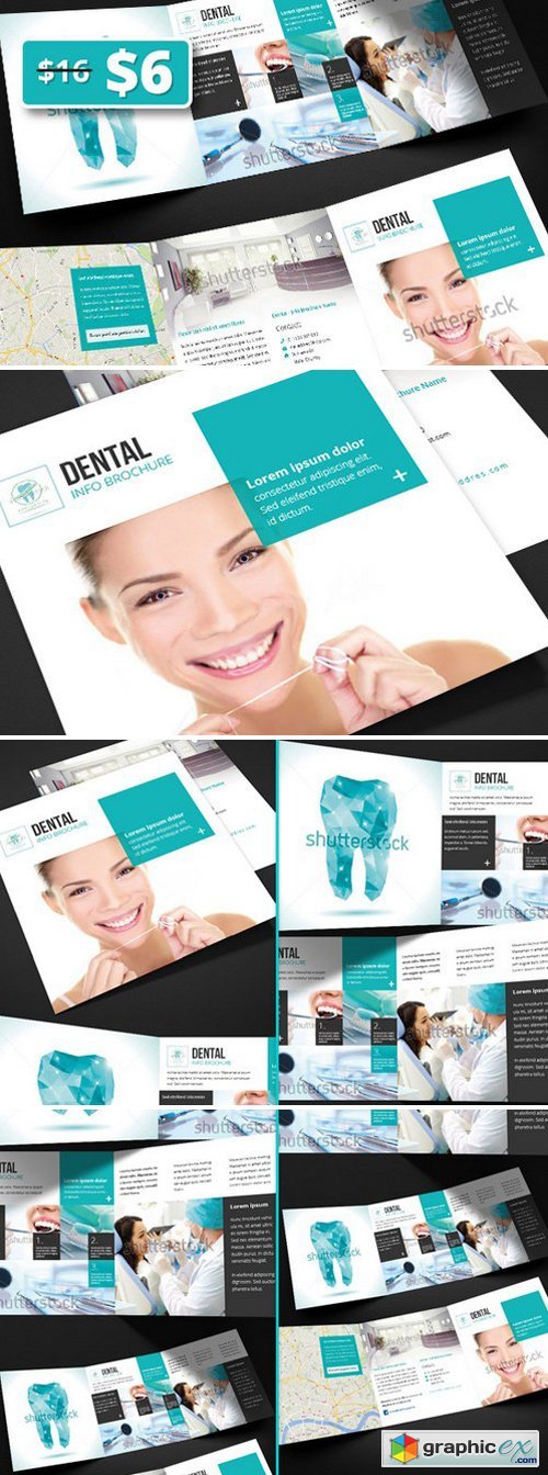 Dental - Square Trifold Brochure
