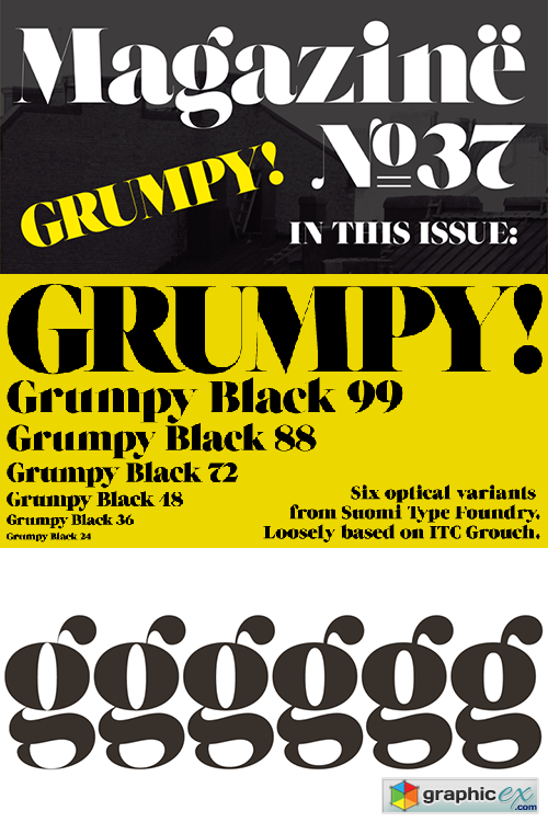 Grumpy Font Family - 6 Font