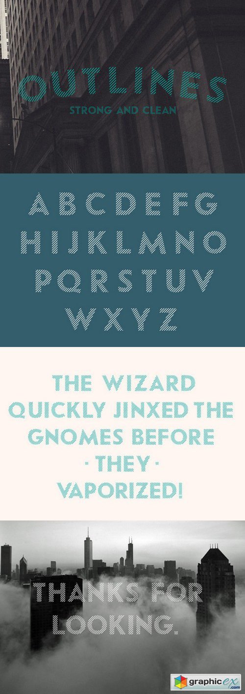 Outlines Typeface