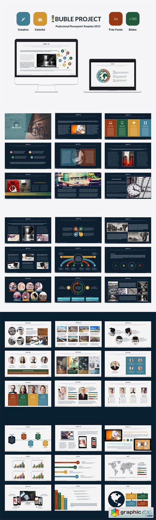 Bubble Powerpoint Template