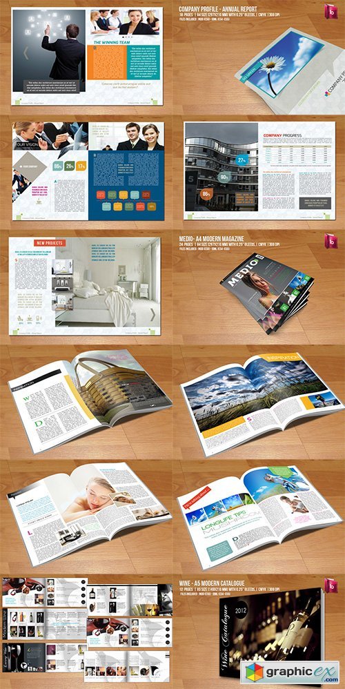 5 in 1 Magazine-Brochures Bundle 1