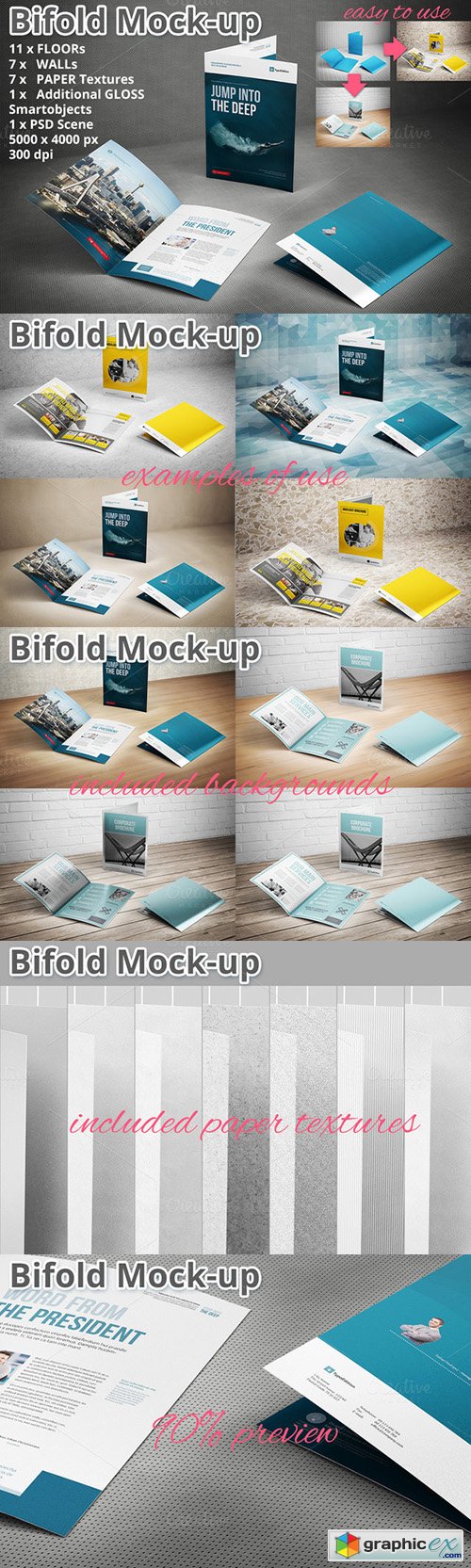 Bifold Brochure Mockup 353593