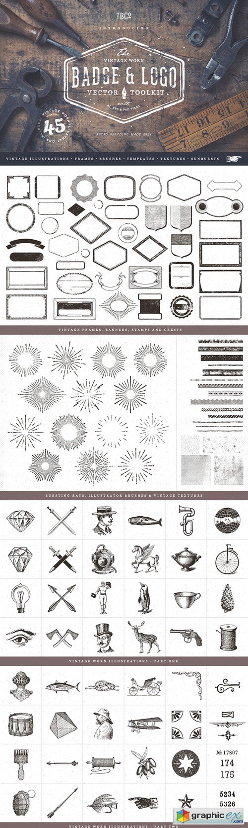 Vintage Badge and Logo Toolkit