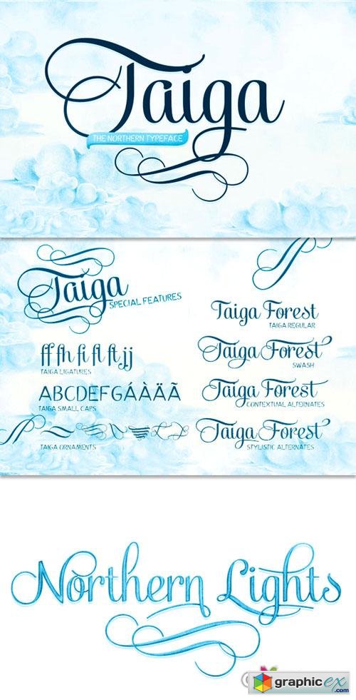 Exclusive Taiga Fonts