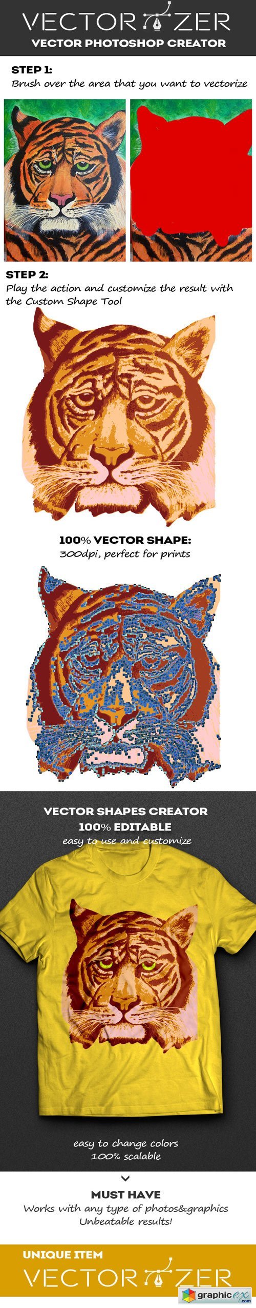 Vectorizer - Vector Photoshop Creator