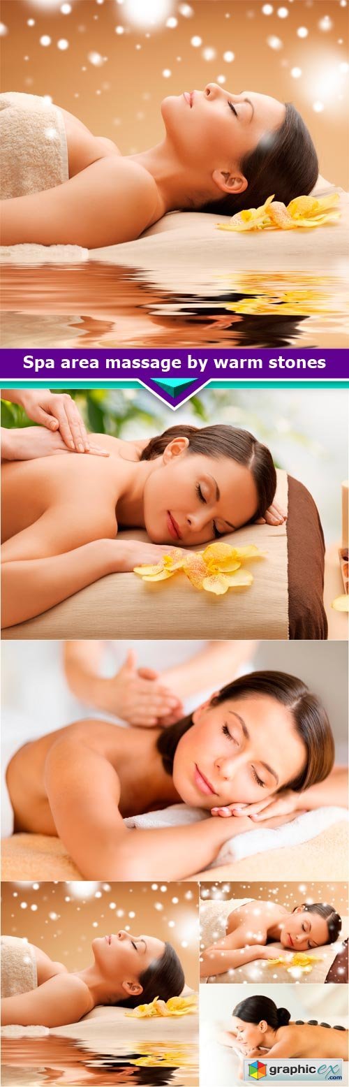 Spa area massage by warm stones 5x JPEG