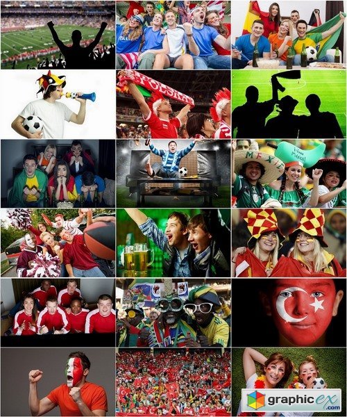 Collection of various sports fans 25 UHQ Jpeg