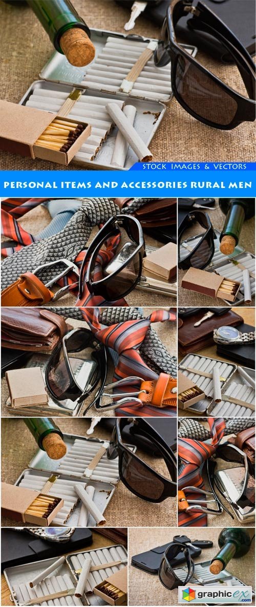 Personal items and accessories rural men 8X JPEG
