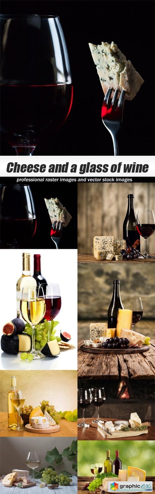 Cheese and a glass of wine