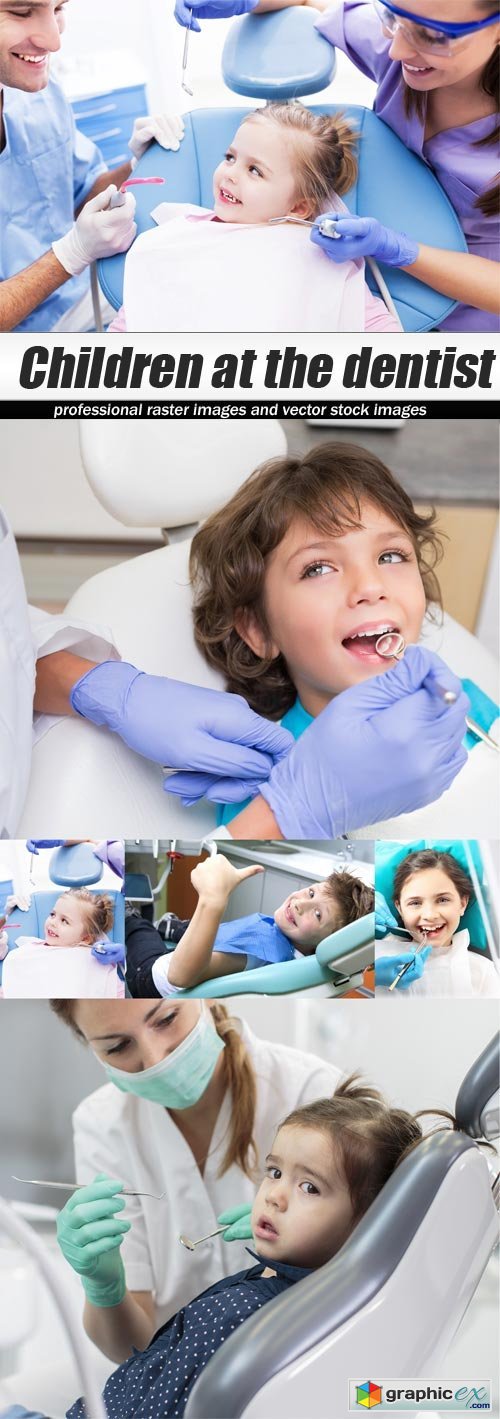 Children at the dentist