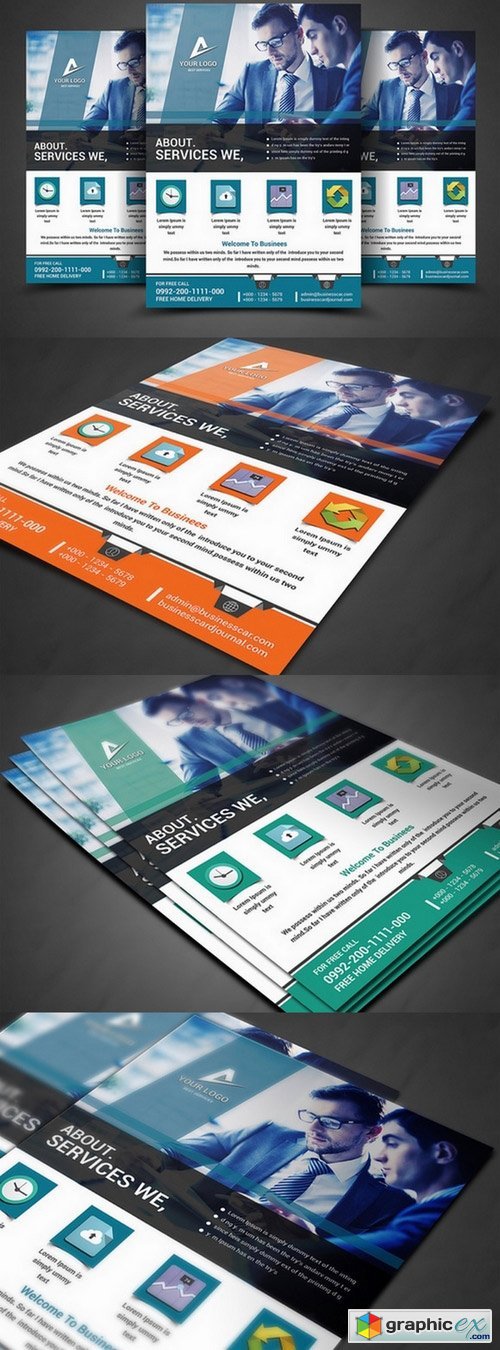 Business Planner Flyers Print Template