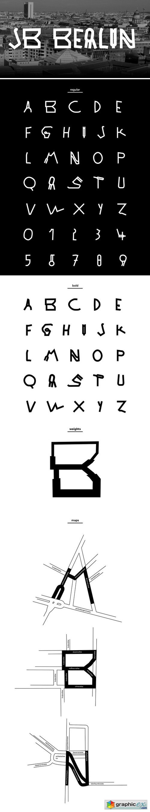 JB Berlin typeface