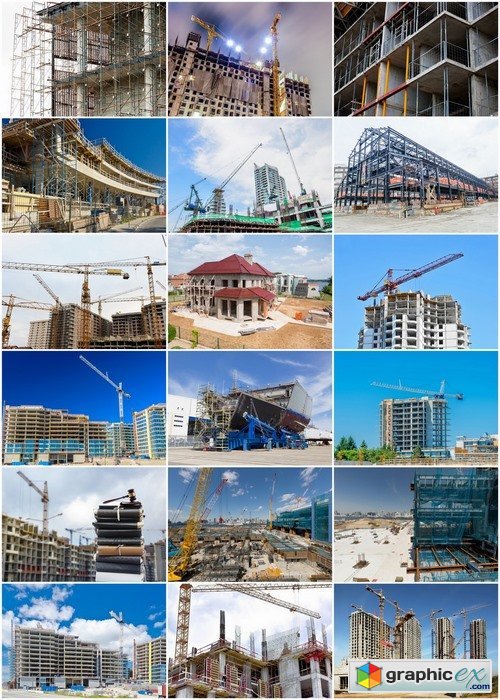 Buildings under construction and unfinished houses - 25 HQ Jpg