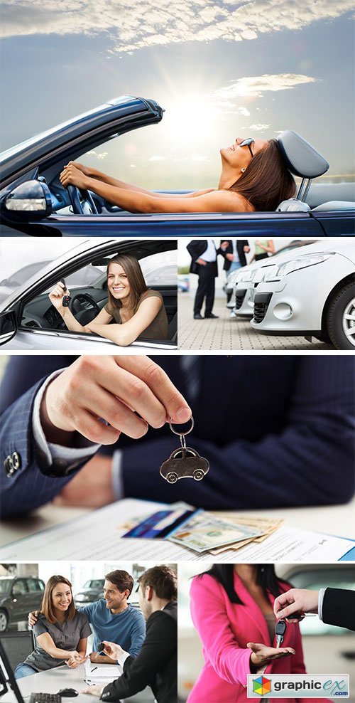 Stock Image Buying cars
