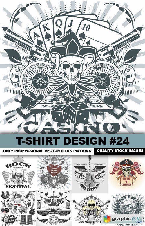 T-Shirt Design #24 - 25xEPS