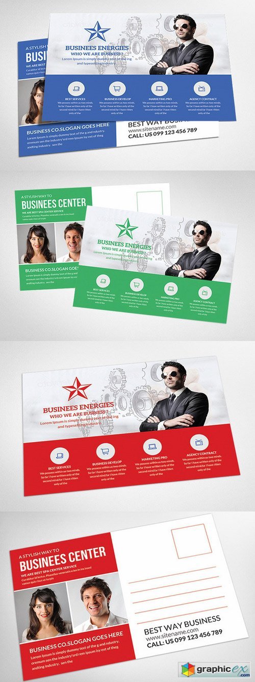 Corporate and Business Post Card