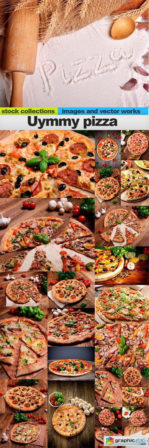 Uymmy pizza,25 x UHQ JPEG