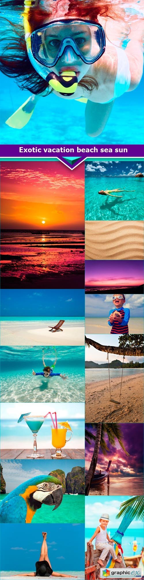 Exotic vacation beach sea sun 14x JPEG