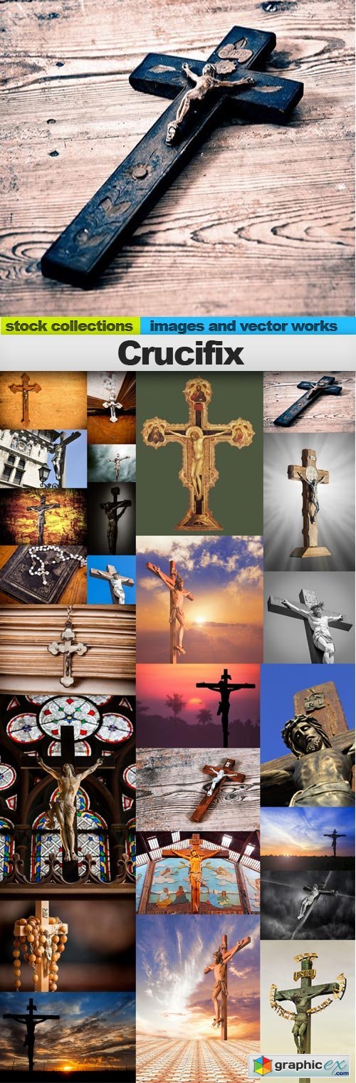 Crucifix,25 x UHQ JPEG