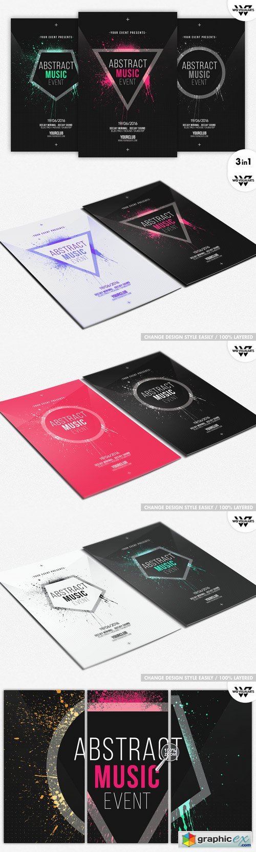 MINIMAL ABSTRACT Flyer Template