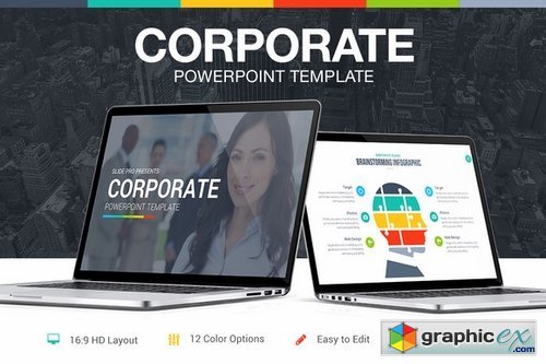 Corporate PowerPoint Template 375918