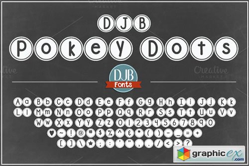 DJB Pokey Dots Font