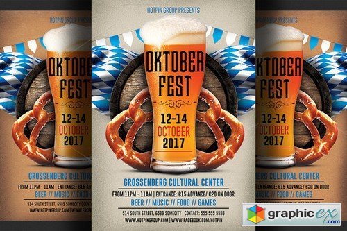 Oktoberfest Flyer Template 380592