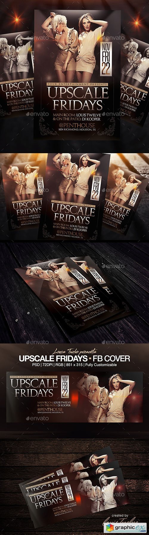 Upscale Fridays | Flyer
