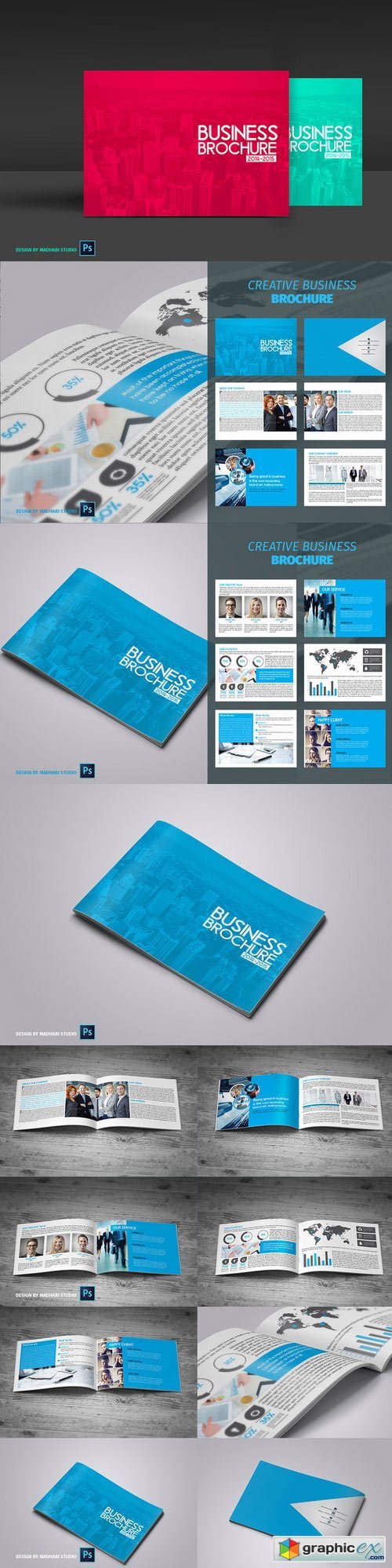 12 Pages Business Brochure