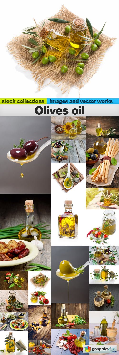 Olives oil, 25 x UHQ JPEG