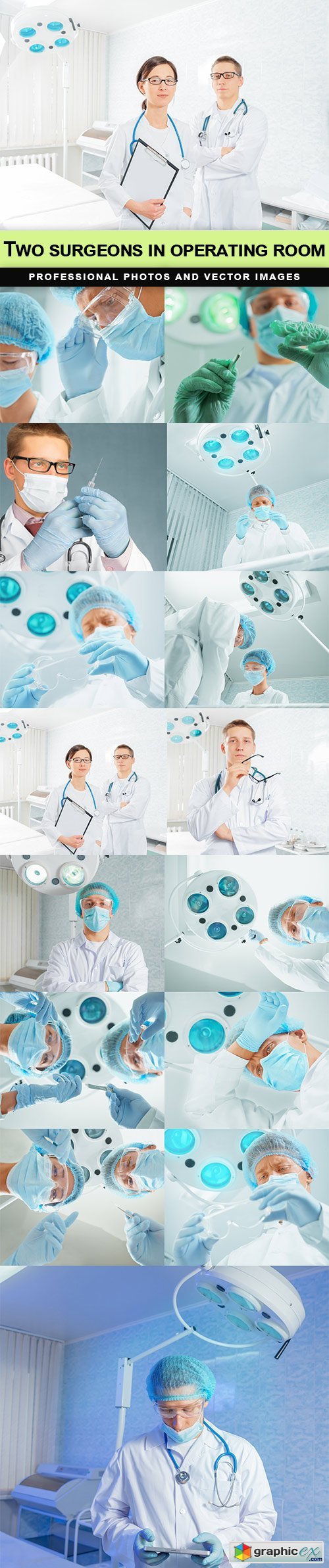 Two surgeons in operating room - 15 UHQ JPEG