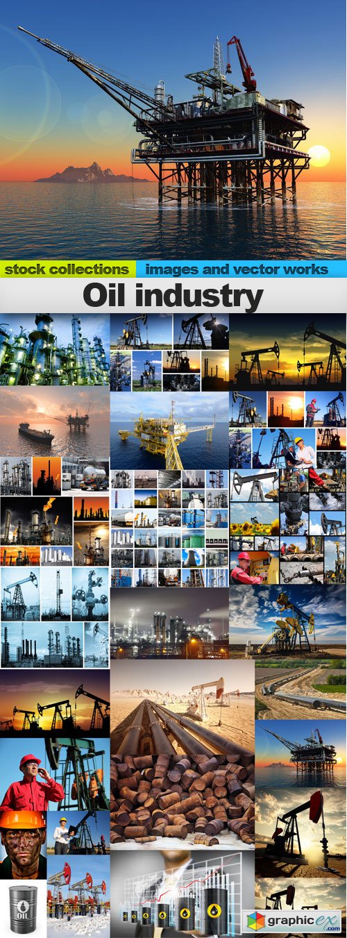 Oil industry, 25 x UHQ JPEG