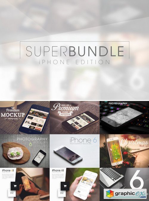iPhone Mock-Ups: Super Bundle