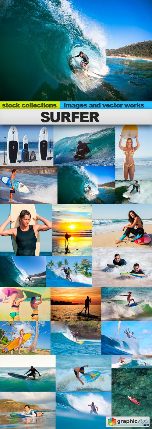 Surfer, 25x UHQ JPEG
