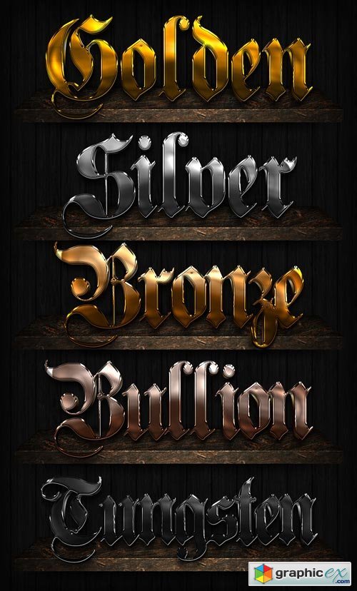 Bling Text Styles for Photoshop