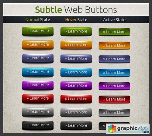 Subtle Web Buttons