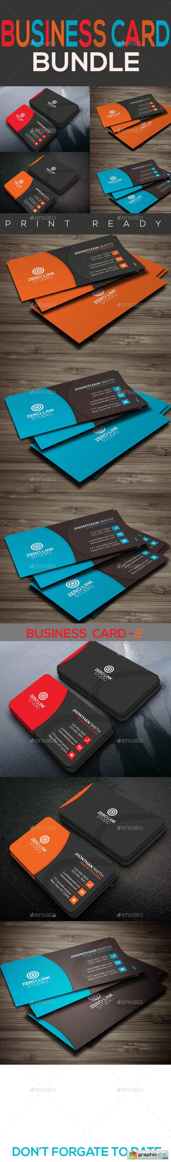 Corporate Business Card Bundle 13108479