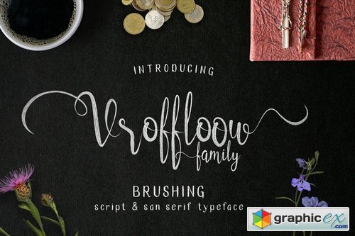 Vroffloow family Typeface