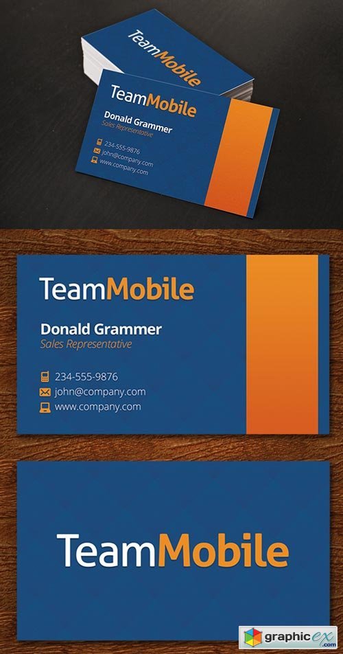Mobile Business Card Template