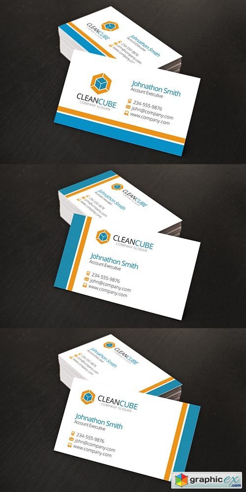 3 Corporate Business Card Templates