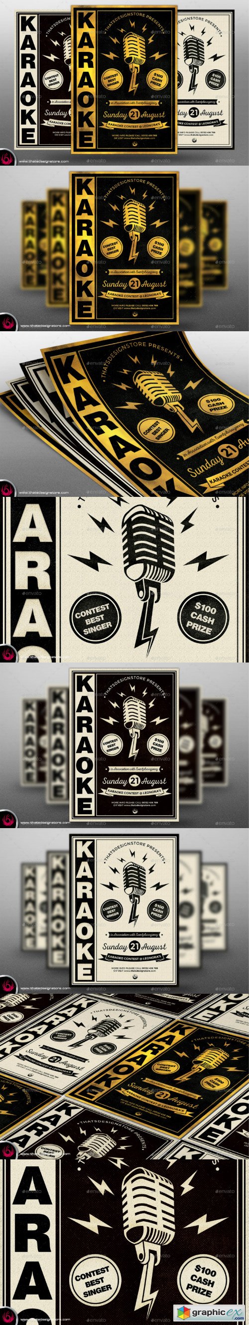 Karaoke Flyer Template V3