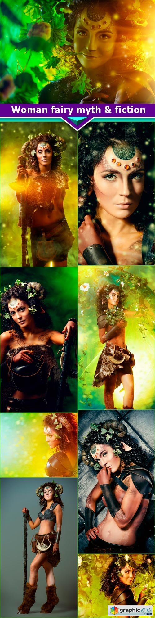 Woman fairy myth & fiction 9x JPEG