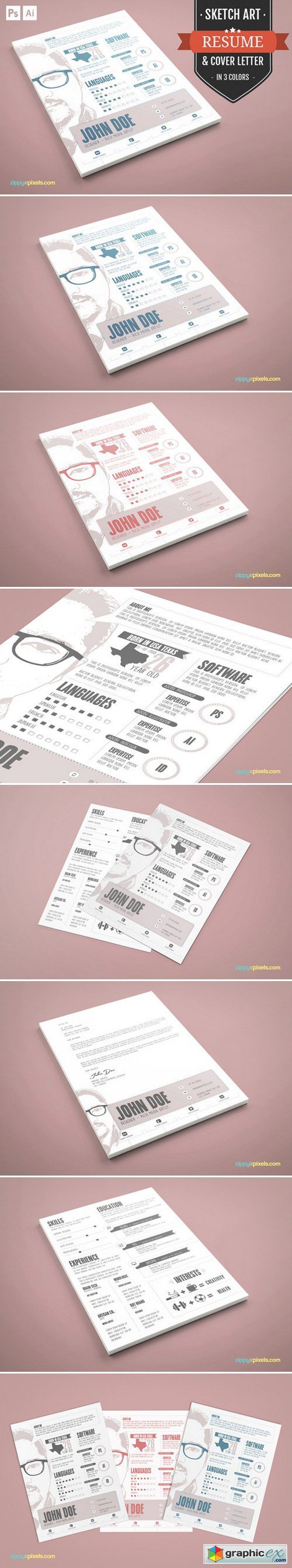 Graphic Designer Resume/CV Template