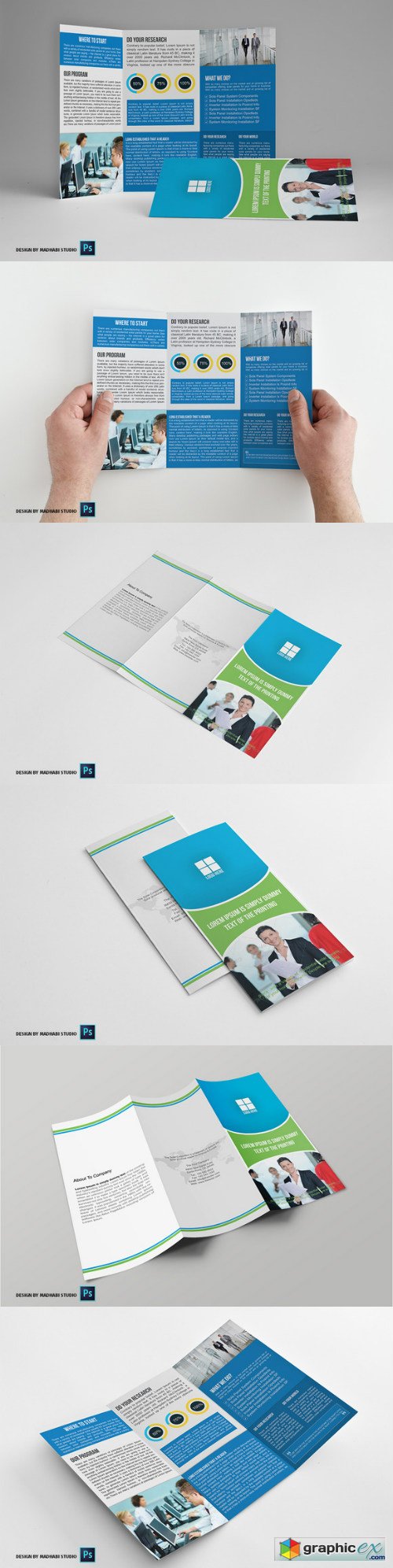 Trifold Business Brochure Vol04