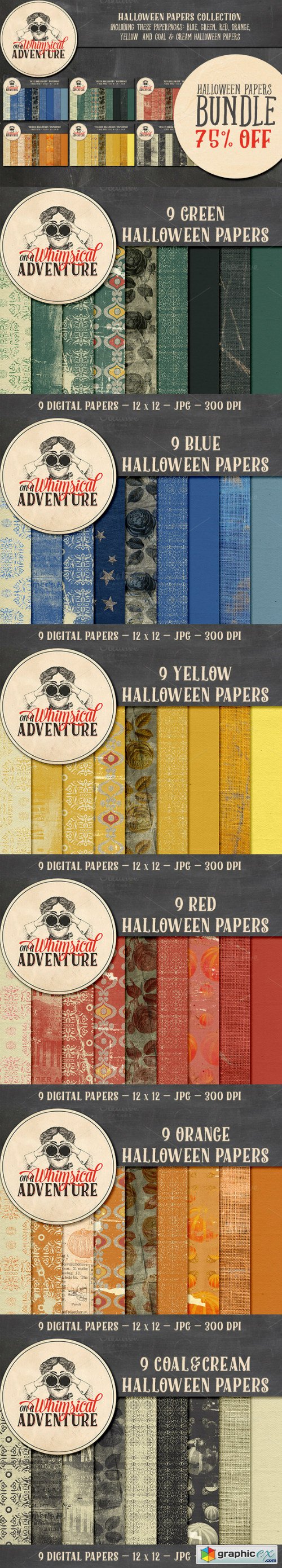 Halloween Papers Bundle