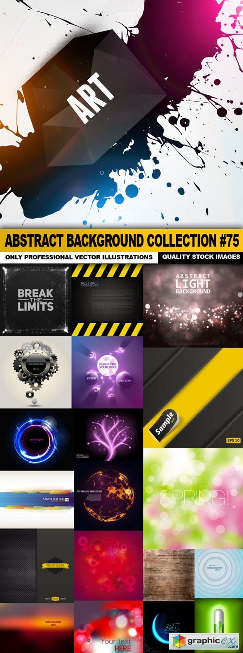 Abstract Background Collection #75 - 20 Vector