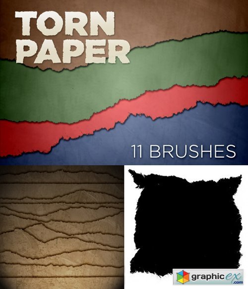Torn Paper Edges Brush Pack 1