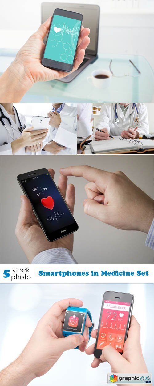 Photos - Smartphones in Medicine Set
